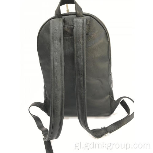 Mochila para home Mochila de coiro Bolsa de ordenador de negocios